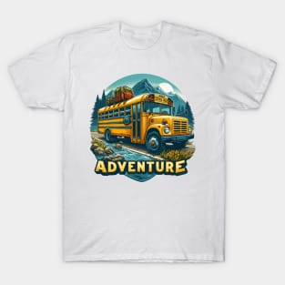 Adventurous Road Trip, Bus Adventure T-Shirt